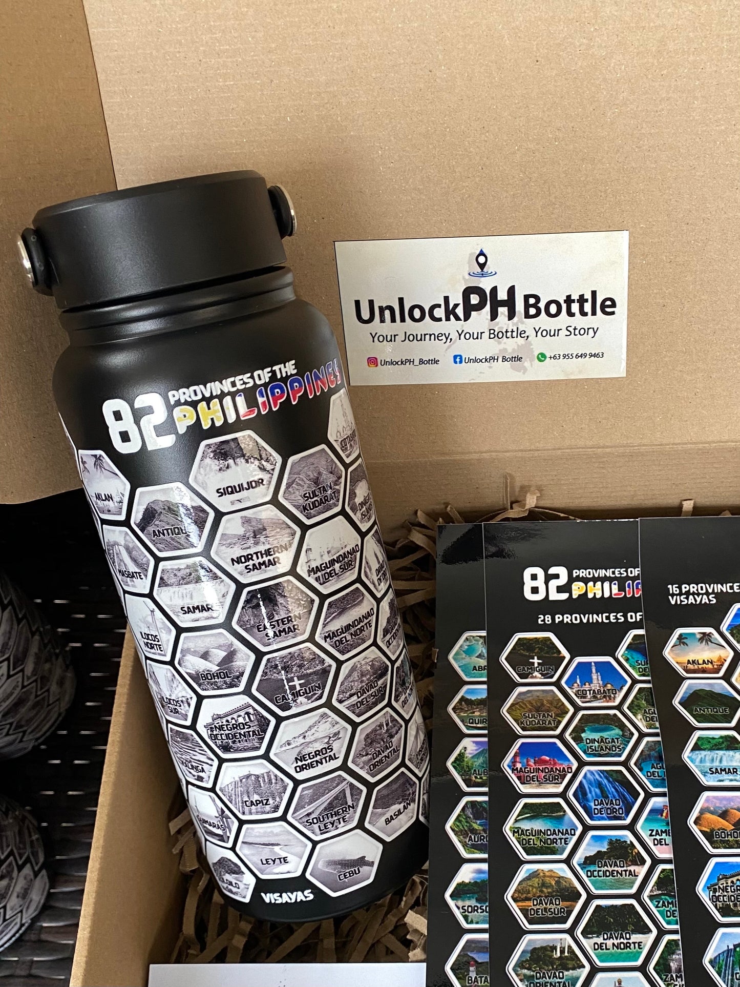 PH82 Bottle_Black with Premium Stickers