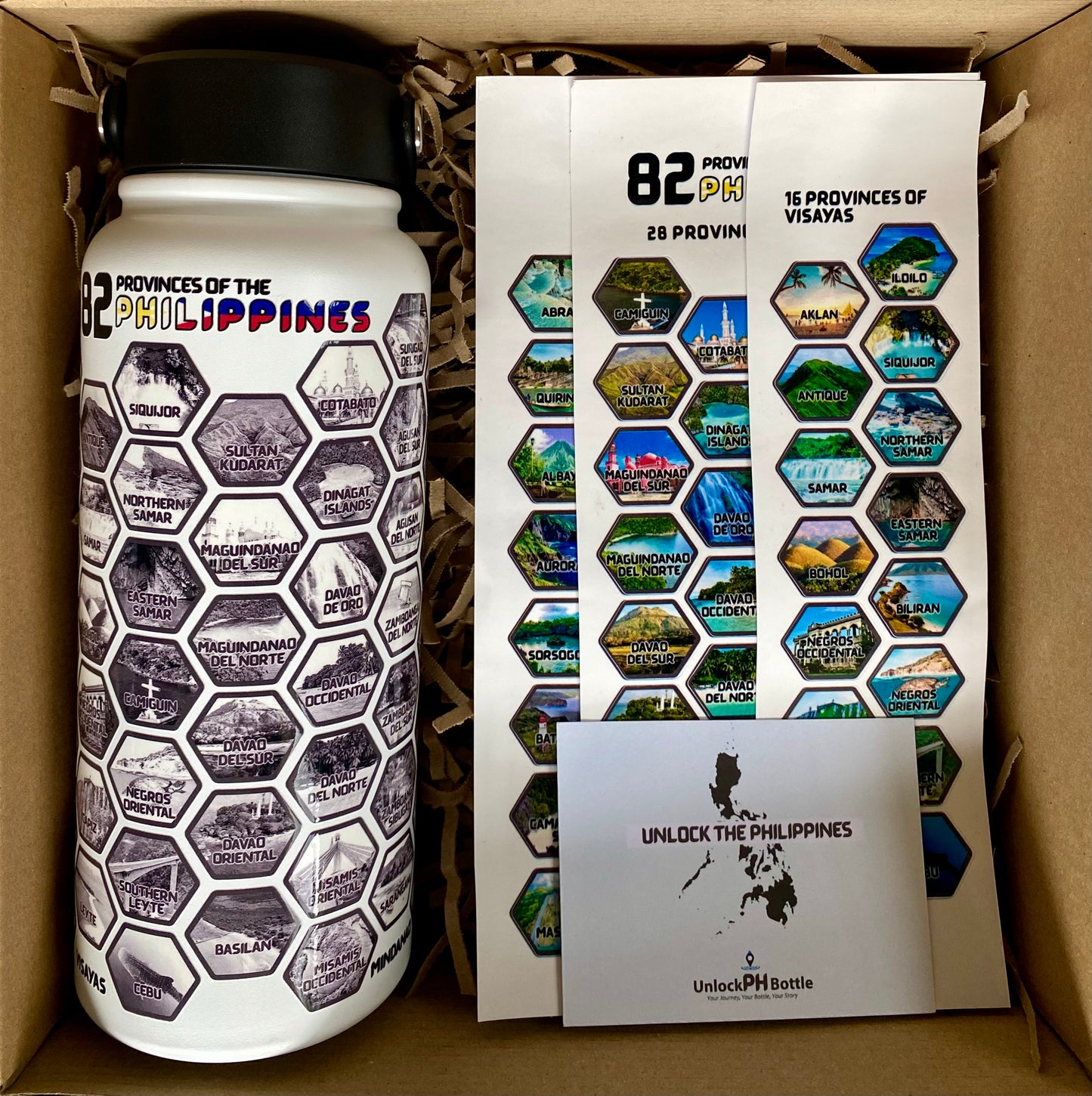 PH82 Bottle_White with Premium Stickers