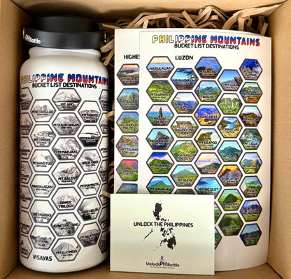 PH Mountain Bottle_White with Premium Stickers