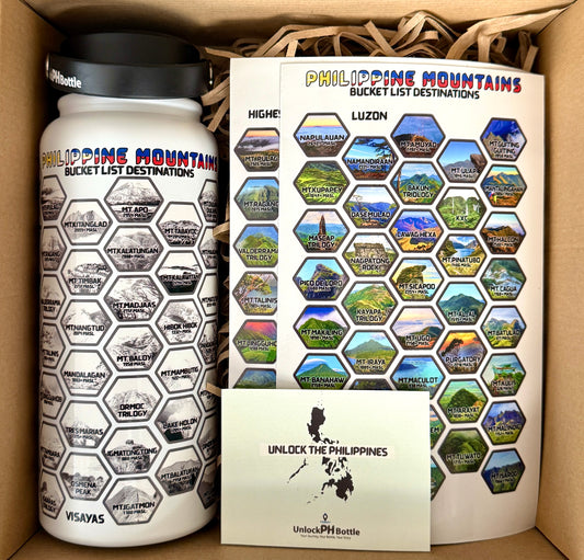 PH Mountain Bottle_White with Premium Stickers