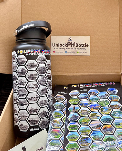 PH Mountain Bottle_Black with Premium Stickers