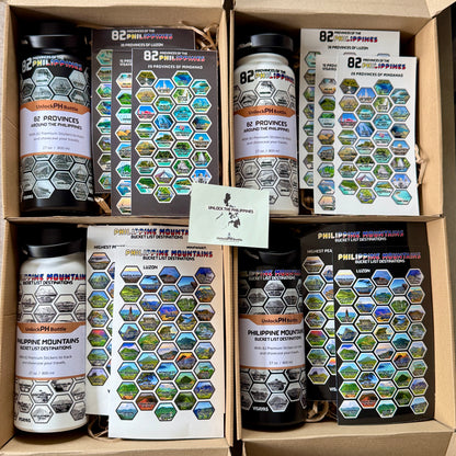 PH Mountain Bottle_White with Premium Stickers