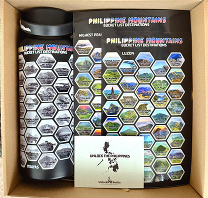 PH Mountain Bottle_Black with Premium Stickers